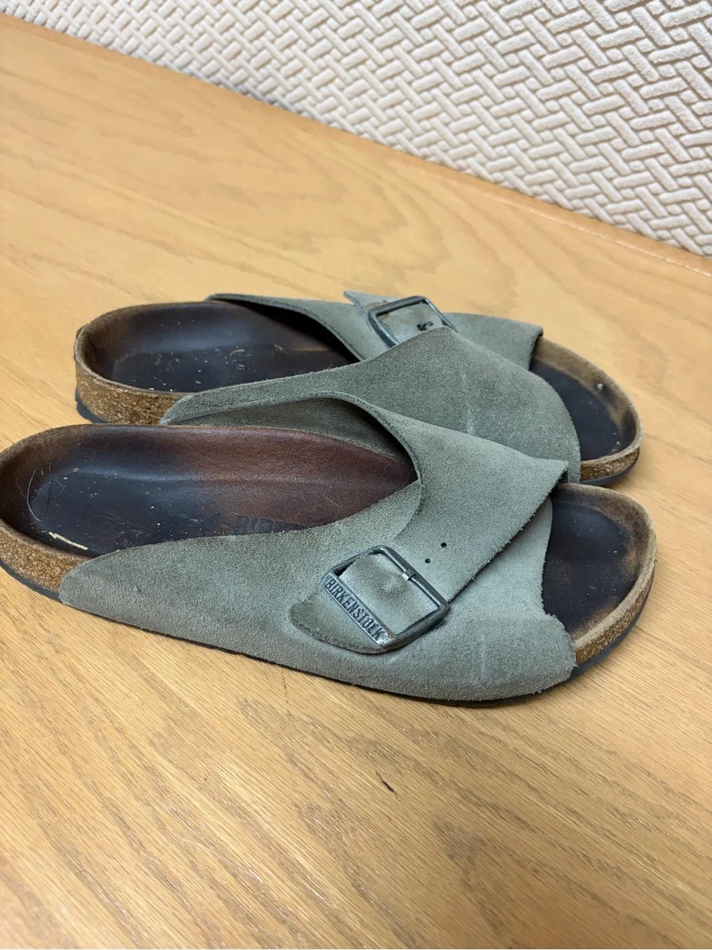 Birkenstock Suede Slide Sandals